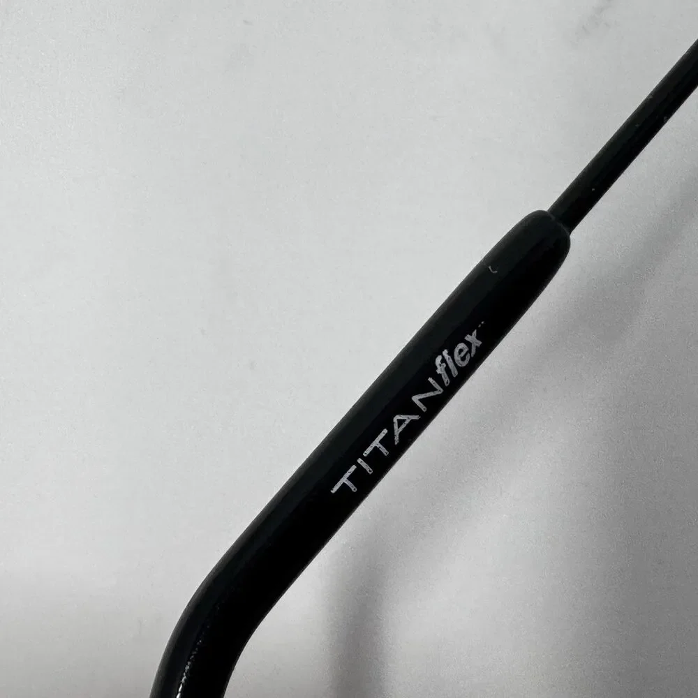 Titanflex M927 BLK Black Eyeglass Frames 57-16-150